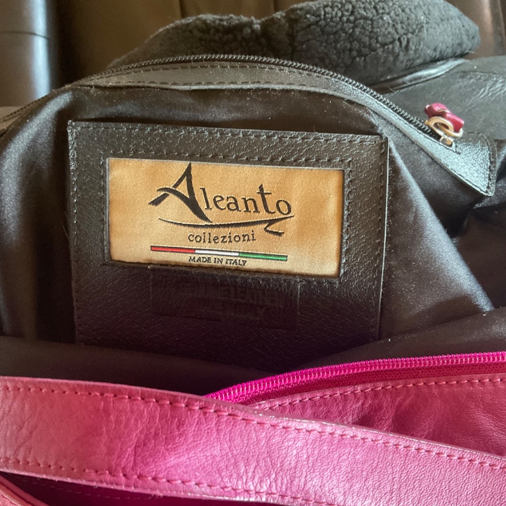 Aleanto Collezioni Italian Leather Bag - Picture 4 of 4
